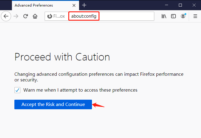 FireFox Instruction 1